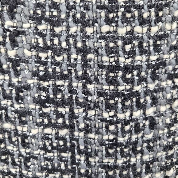 J. Crew Wool Tweed The Pencil Skirt 0 Gray‎ Black Twee Plaid Academia Career - Picture 4 of 9
